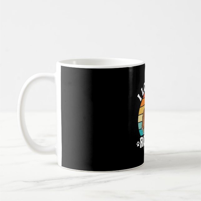 Mug J'adore mon Sheltie rétro turbulent (Gauche)