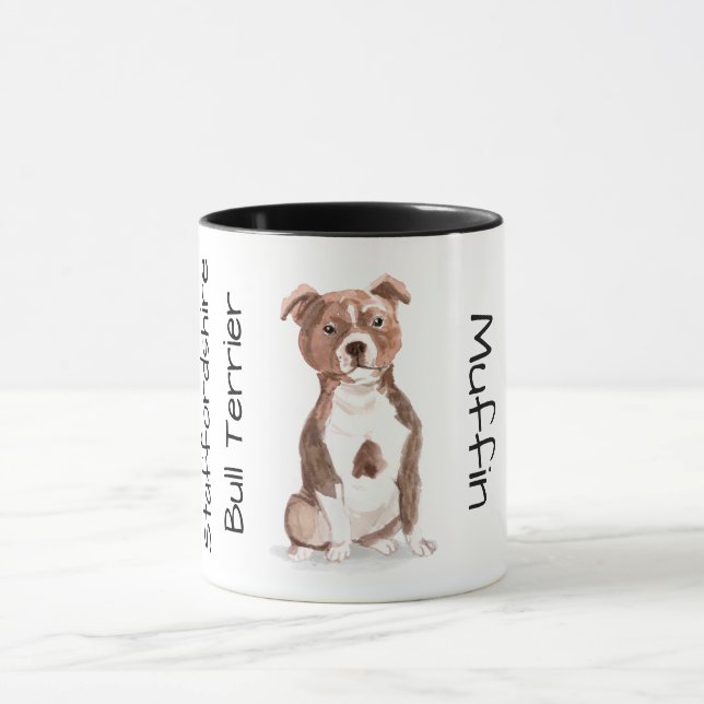Mug J'adore mon Staffordshire Bull Terrier (Centre)