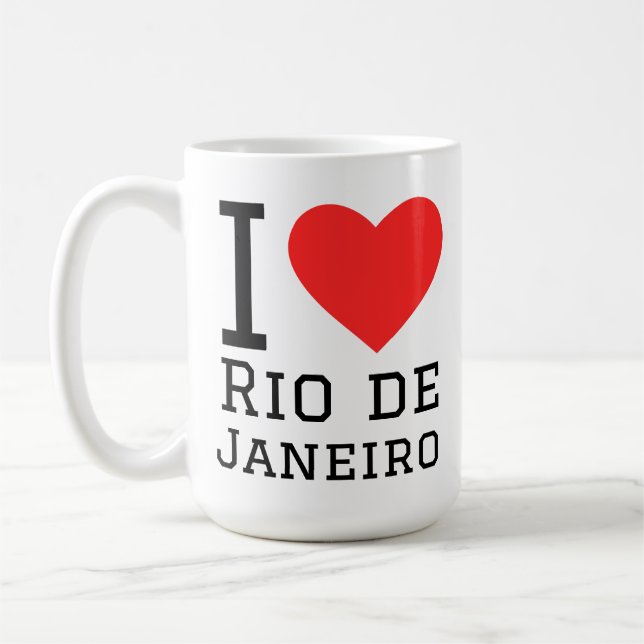 Mug J'adore Rio de Janeiro  (Gauche)