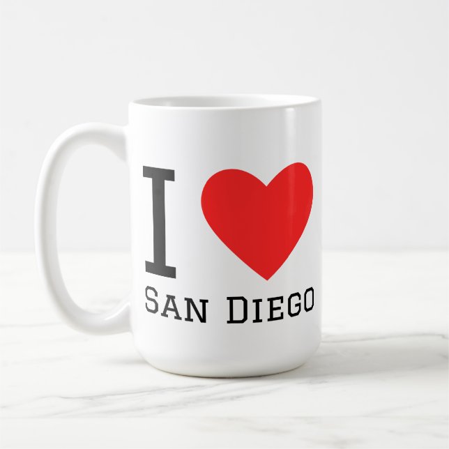 Mug J'adore San Diego  (Gauche)