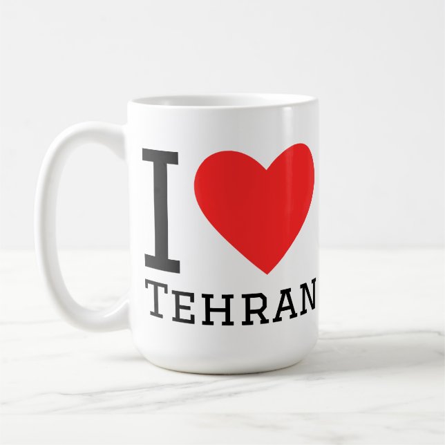 Mug J'adore Téhéran  (Gauche)