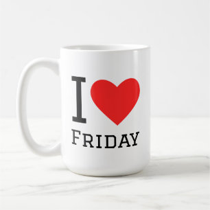 Mug J'adore vendredi