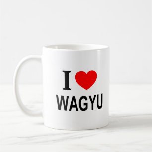 Mug J'adore WAGYU J'AIME WAGYU JE ❤️ WAGYU