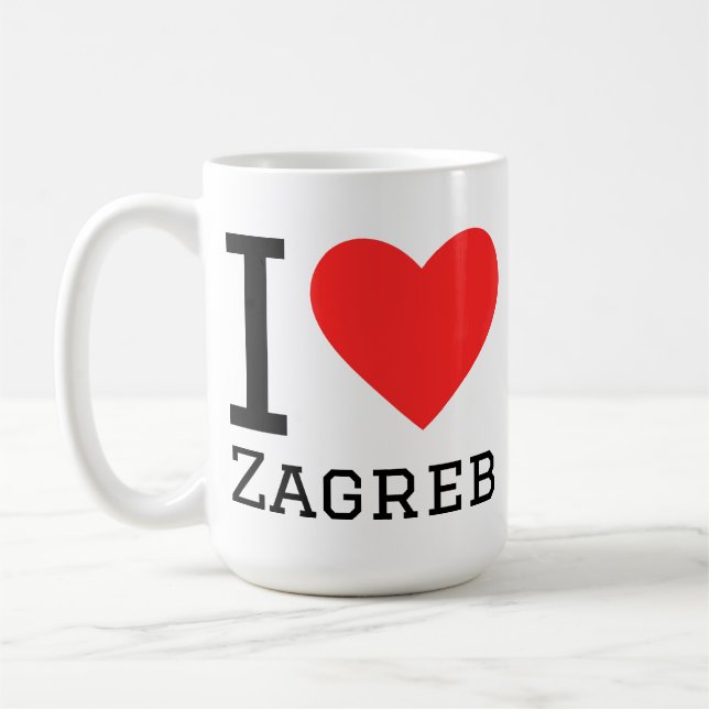 Mug J'adore Zagreb  (Gauche)