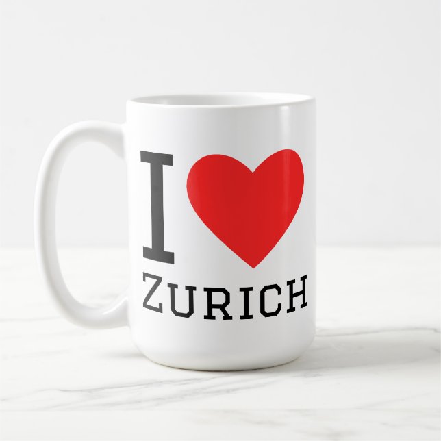 Mug J'adore Zurich  (Gauche)