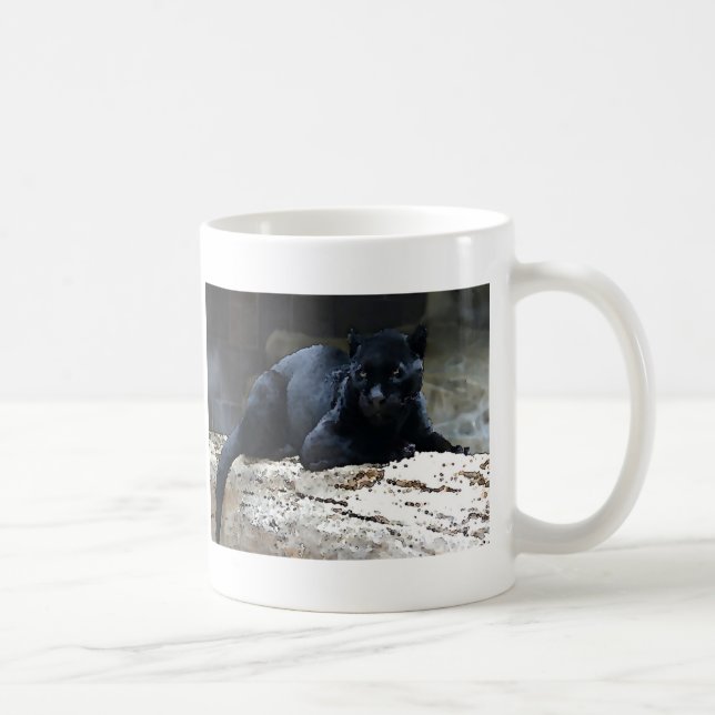Mug Jaguar noir (Droite)