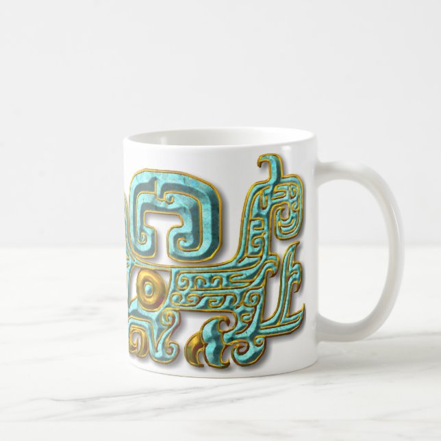 Mug Jaguar-Turquoise maya (Droite)