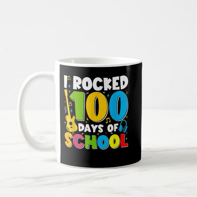 Mug J'ai 100 Jours D'école De Musique De Guitare (Gauche)