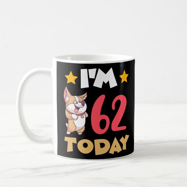 Mug J'ai 62 ans aujourd'hui (Gauche)