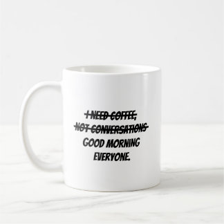 Mug J'ai besoin de café