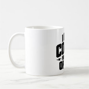 Mug J'ai besoin de café, pas de votre opinion, concept