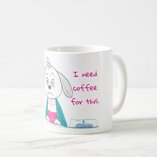 Mug J'ai besoin de café pour ça. (Devant droit)
