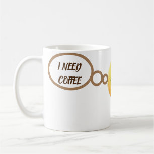 MUG J'AI BESOIN DE CAFÉ POUR ÊTRE 🐝 CAPABLE DE TRAVAI