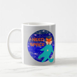 Mug J'ai besoin de la galaxie astronaute spatiale rena