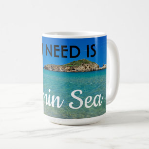 Mug J'ai besoin de l'eau turquoise de la mer Vitaminée