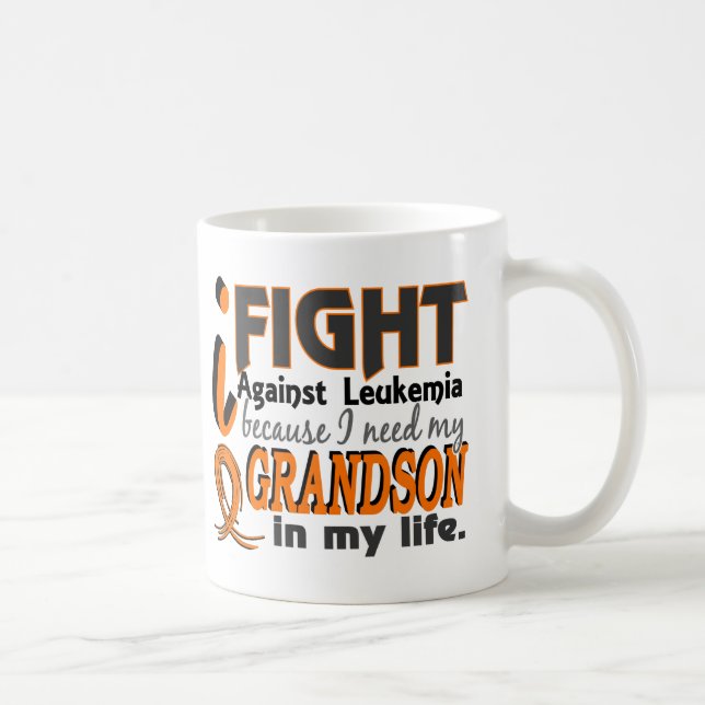 Mug J'ai besoin de ma leucémie de petit-fils (Droite)