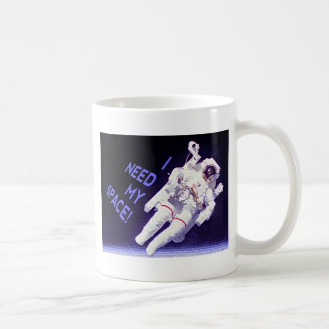 Mug J'Ai Besoin De Mon Espace (Droite)