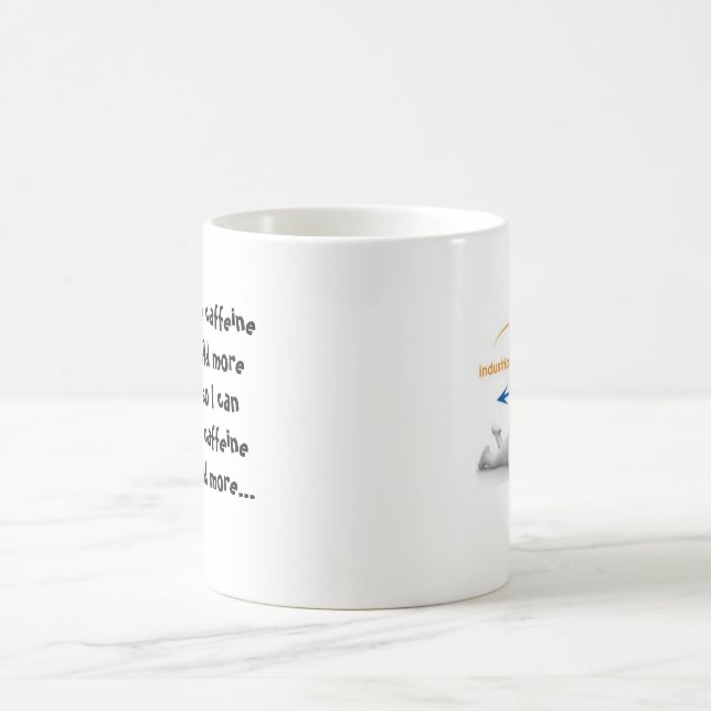 Mug J'ai besoin de plus de caféine… (Centre)