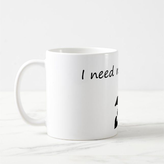 Mug J'Ai Besoin De Plus D'Espace - Astronaut Drôle (Gauche)