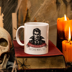 Mug J'ai besoin de sang frais Vampire Halloween