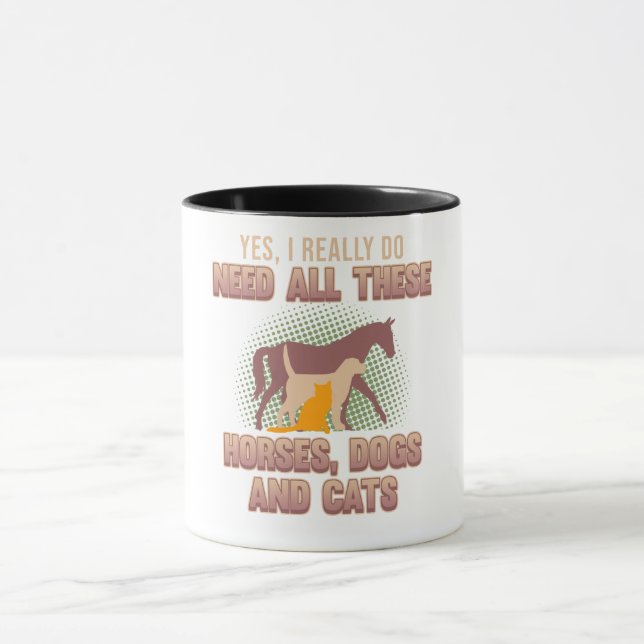 Mug J'Ai Besoin De Tous Ces Chats Meilleur Chat Papa M (Centre)