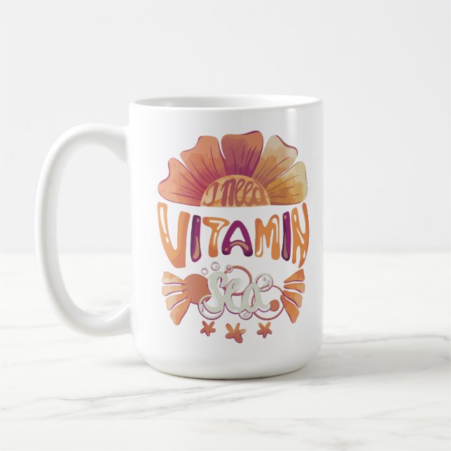 Mug J'Ai Besoin De Vitamine Mer : Échappement De Couch (Gauche)