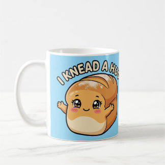 Mug J'ai besoin d'un câlin — Pain Kawaii