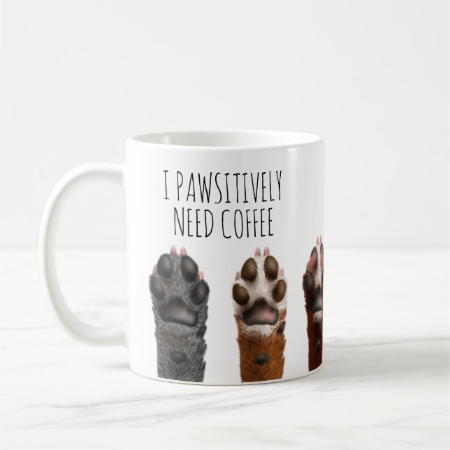 Mug J'Ai Besoin D'Un Chien À Café (Gauche)