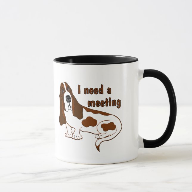 Mug J'Ai Besoin D'Une Citation Drôle Et D'Un Chien Tri (Droite)