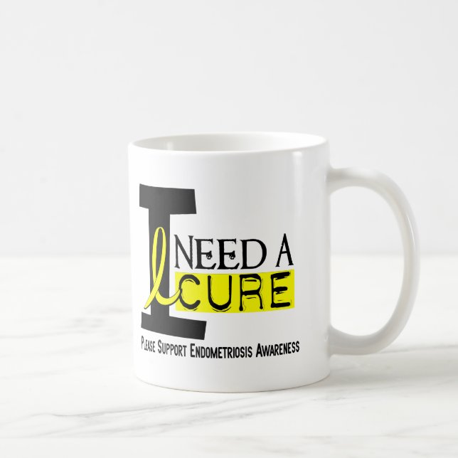 Mug J'ai besoin d'une endométriose du traitement 1 (Droite)