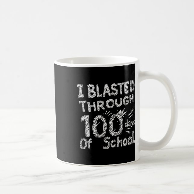 Mug J'Ai Blessé Pendant 100 Jours De Thé De 100E Jour  (Droite)