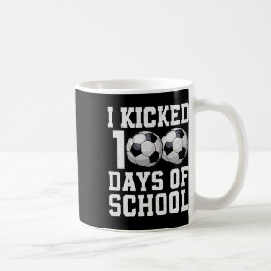 Mug J'ai botté 100 jours de football scolaire garçons