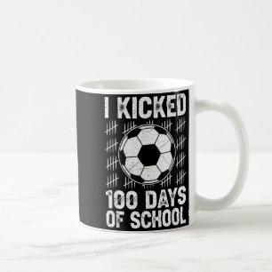 Mug J'ai botté 100 jours de joueur de football scolair