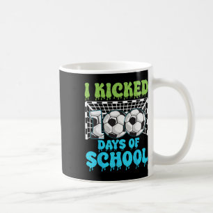 Mug J'ai botté 100 jours de soccer scolaire drôle garç