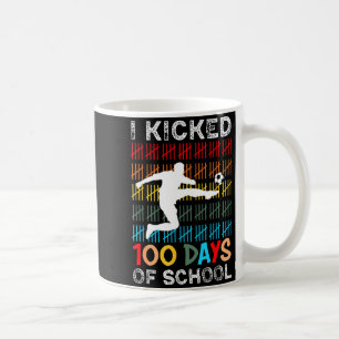 Mug J'ai botté 100 jours de sport de football scolaire