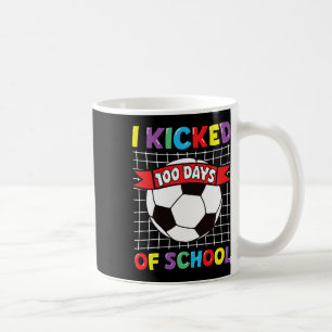 Mug J'ai botté 100 jours de sport de football scolaire