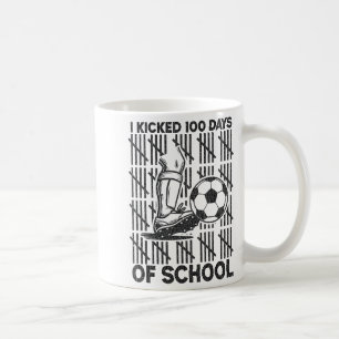 Mug J'ai botté 100 jours de sport de football scolaire