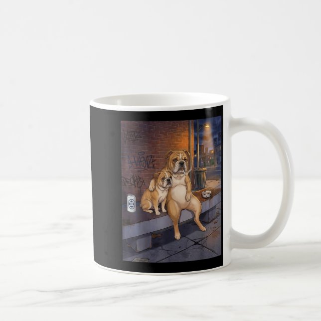Mug J'ai Ce Chien En Moi Drôle De Bouledogue Buvant De (Droite)