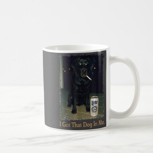 Mug J'ai Ce Chien En Moi Drôle De Lab Labrador Mème (Droite)