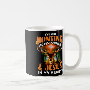 Mug J'Ai Chasse Dans Mes Veines Et Jésus Dans Mon Coeu