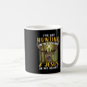 Mug J'Ai Chasse Dans Mes Veines Jésus Dans Mon Coeur