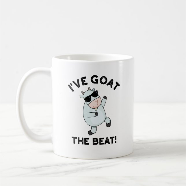 Mug J'ai chèvre Le Beat Funny Animal Pun (Gauche)
