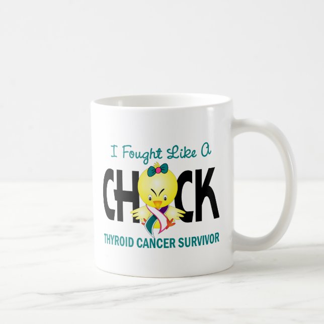 Mug J'ai combattu comme un survivant de cancer de la (Droite)