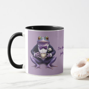 Mug J'ai déjà été embrassé Purple Frog Coffee