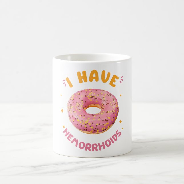 Mug J'ai des hémorroïdes (Centre)