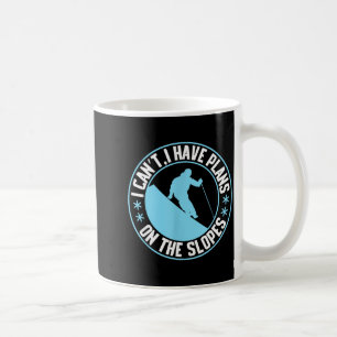 Mug J'ai des projets sur les pentes, en ski