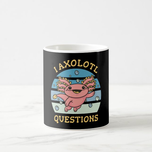 Mug J'ai des questions d'axolotl (Centre)