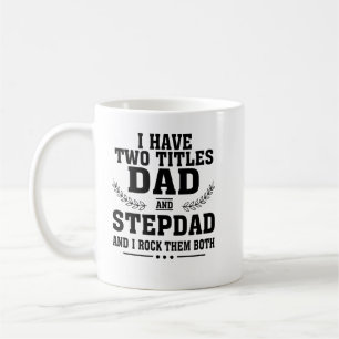Mug J'ai deux titres chemise papa