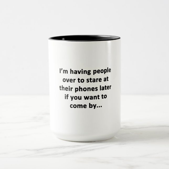Mug J'ai du monde à la maison (Centre)