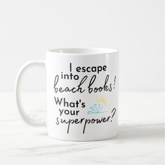 Mug J'Ai Échappé À La Musique Des Livres De Plage